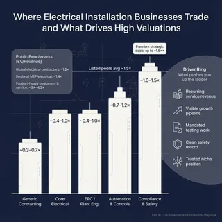 The Complete Valuation Playbook for Electrical Installation Businesses
