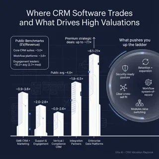 The Complete Valuation Playbook for CRM Software Businesses