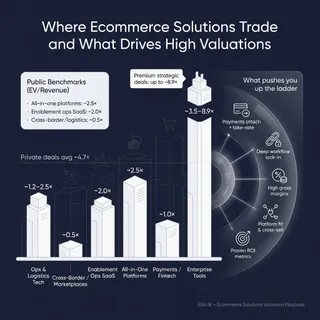 The Complete Valuation Playbook for Ecommerce Solutions Businesses