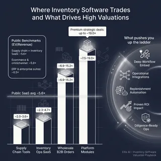 The Complete Valuation Playbook for Inventory Management Software Businesses