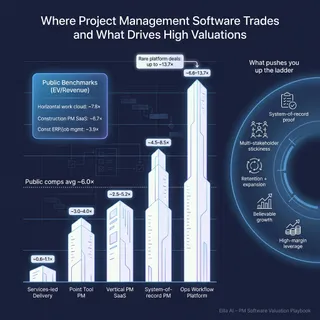The Complete Valuation Playbook for Project Management Software Businesses