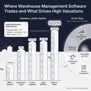 The Complete Valuation Playbook for Warehouse Management Software Businesses