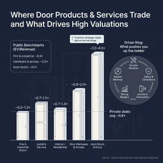 The Complete Valuation Playbook for Door Products and Services Businesses