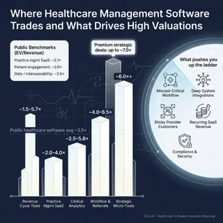 The Complete Valuation Playbook for Healthcare Management Software Businesses