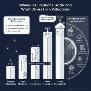 The Complete Valuation Playbook for IoT Solutions Businesses