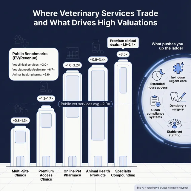 The Complete Valuation Playbook for Veterinary Services Businesses