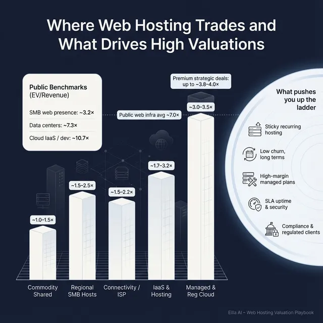 The Complete Valuation Playbook for Web Hosting Businesses
