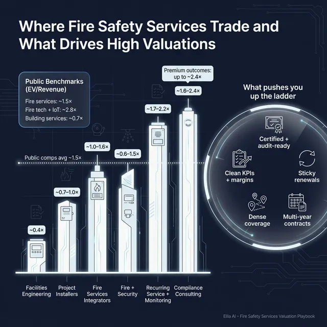 The Complete Valuation Playbook for Fire Safety Services Businesses