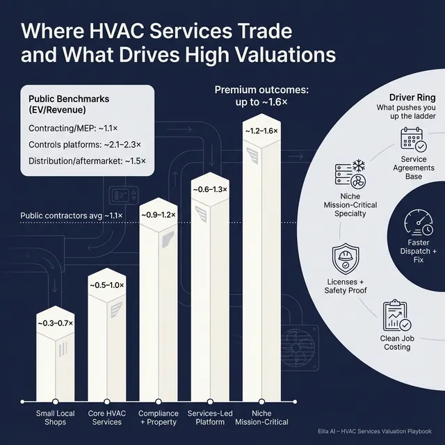 The Complete Valuation Playbook for HVAC Services Businesses