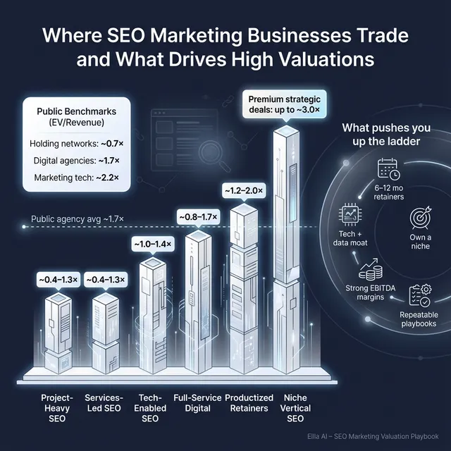 The Complete Valuation Playbook for SEO Marketing Businesses