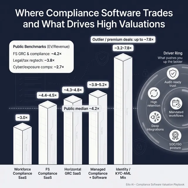 The Complete Valuation Playbook for Compliance Management Software Businesses