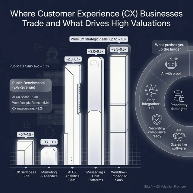 The Complete Valuation Playbook for Customer Experience Businesses