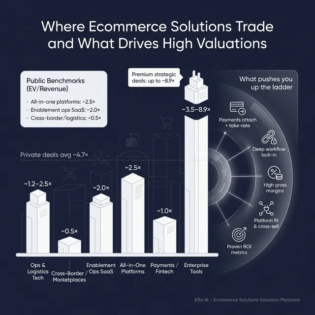 The Complete Valuation Playbook for Ecommerce Solutions Businesses