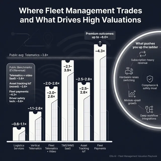 The Complete Valuation Playbook for Fleet Management Businesses
