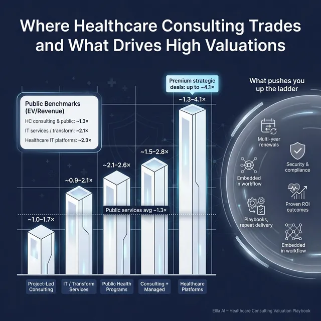 The Complete Valuation Playbook for Healthcare Consulting Businesses