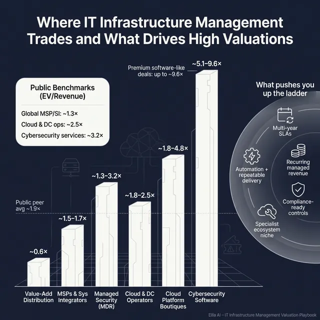 The Complete Valuation Playbook for IT Infrastructure Management Businesses