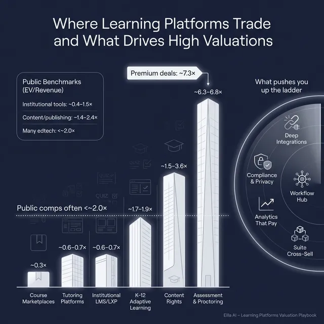 The Complete Valuation Playbook for Learning Platforms Businesses