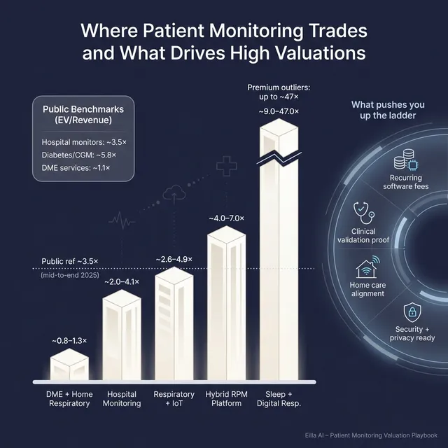 The Complete Valuation Playbook for Patient Monitoring Businesses