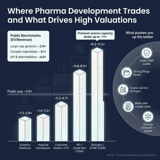 The Complete Valuation Playbook for Pharmaceutical Development Businesses