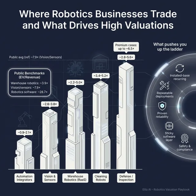 The Complete Valuation Playbook for Robotics Businesses