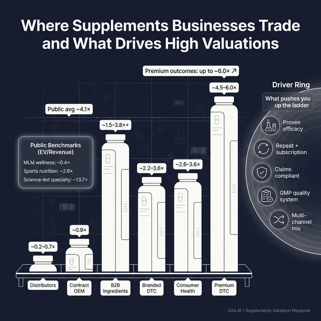 The Complete Valuation Playbook for Supplements Businesses