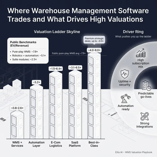 The Complete Valuation Playbook for Warehouse Management Software Businesses
