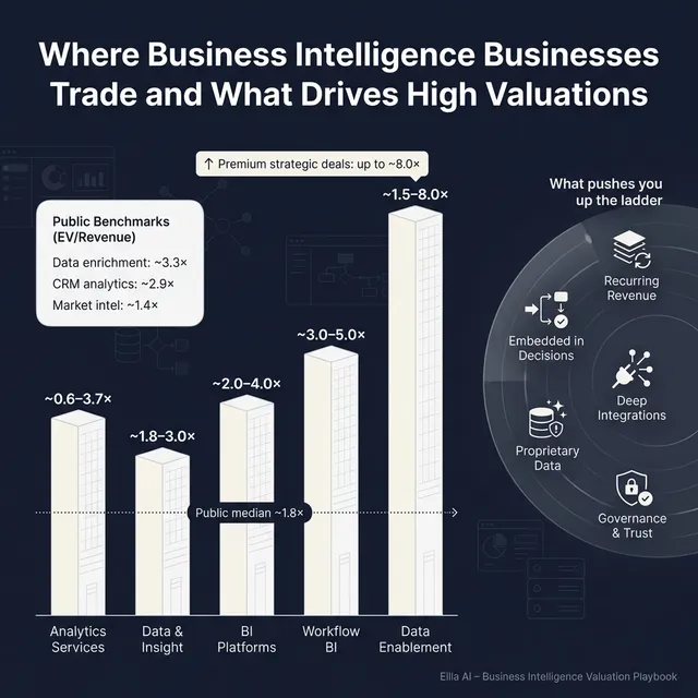 The Complete Valuation Playbook for Business Intelligence Companies