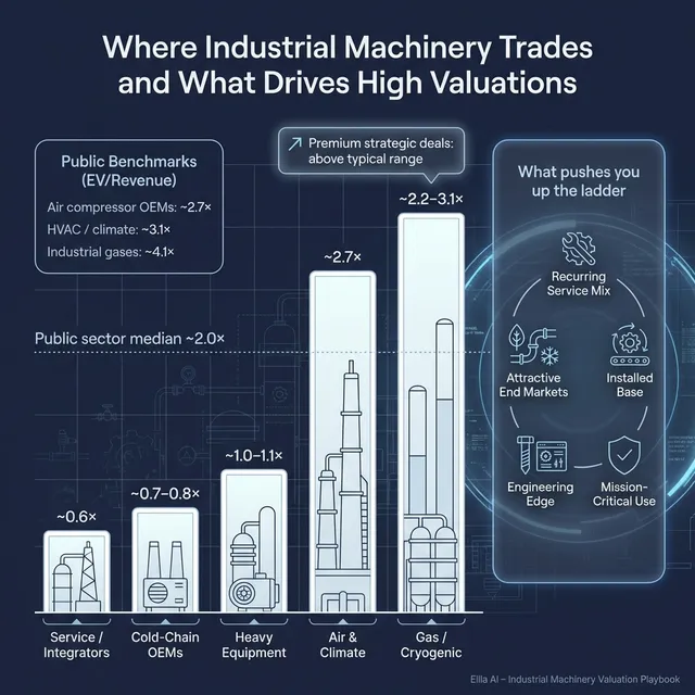 The Complete Valuation Playbook for Industrial Machinery Businesses