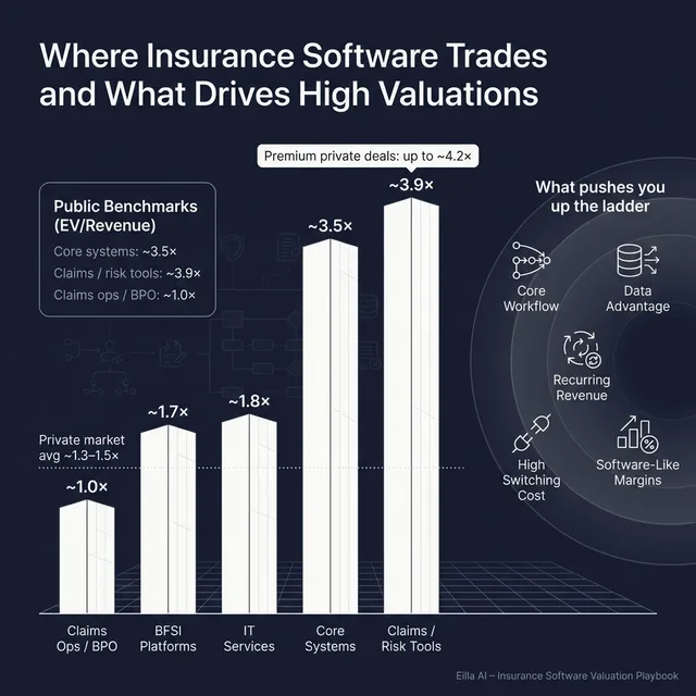 The Complete Valuation Playbook for Insurance Software Businesses