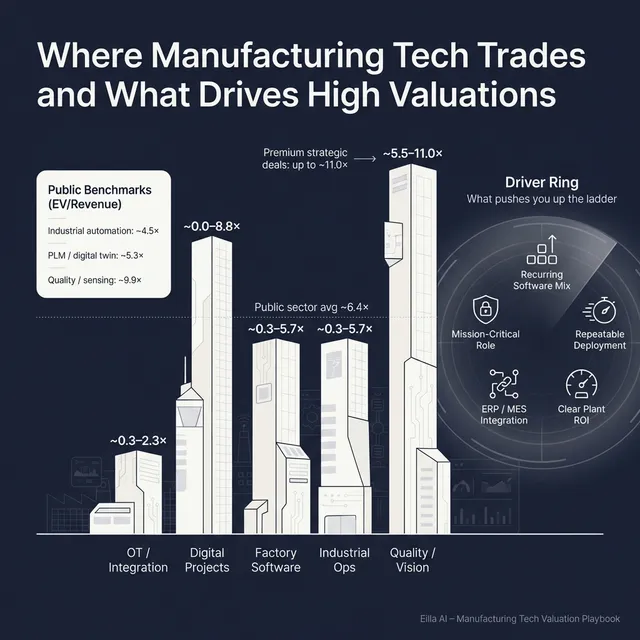 The Complete Valuation Playbook for Manufacturing Technology Businesses