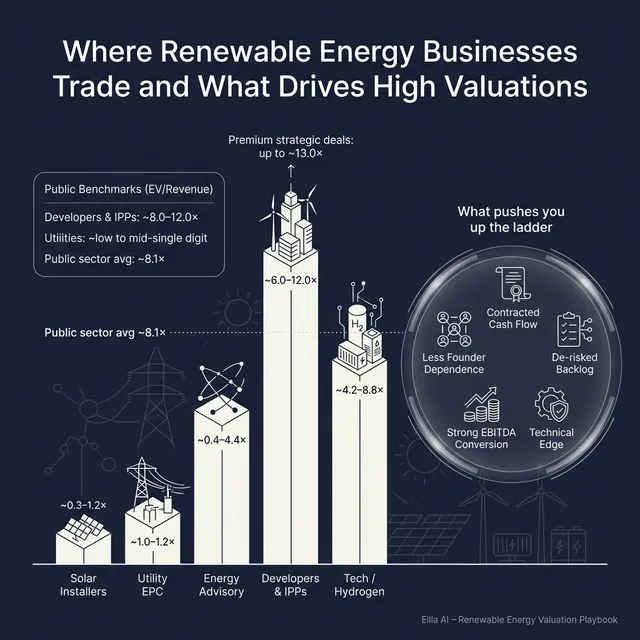 The Complete Valuation Playbook for Renewable Energy Businesses