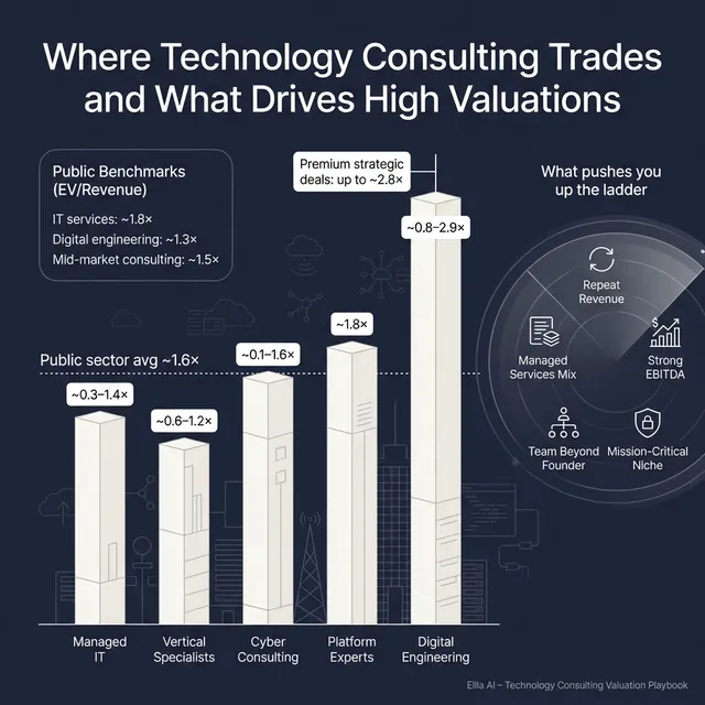 The Complete Valuation Playbook for Technology Consulting Businesses