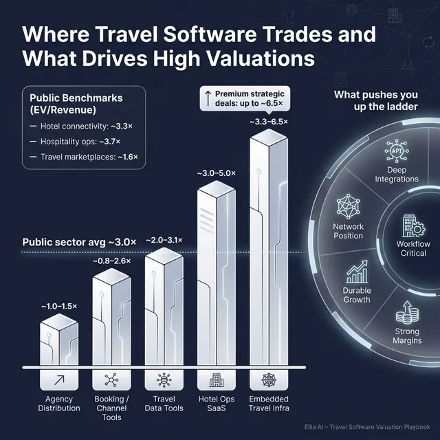 The Complete Valuation Playbook for Travel Software Businesses