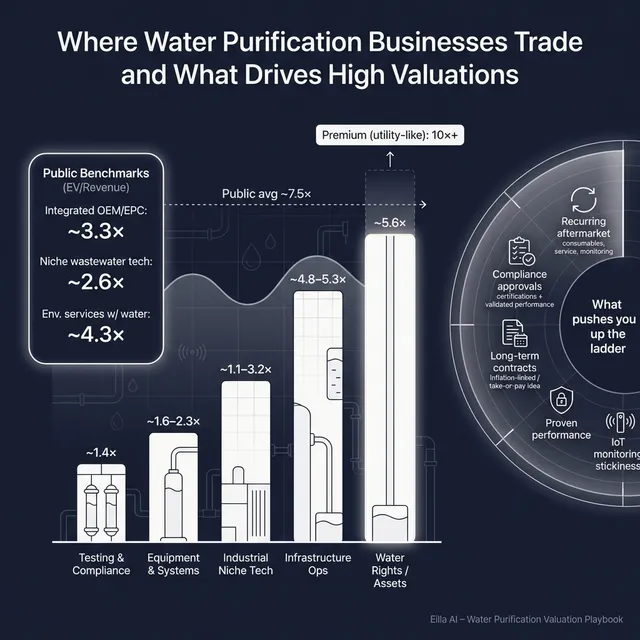 The Complete Valuation Playbook for Water Purification Businesses